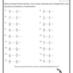 20 6Th Grade Fractions Worksheets Coo Worksheets