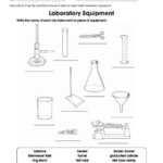 Chemistry Lab Equipment Worksheet Worksheets For Home Learning