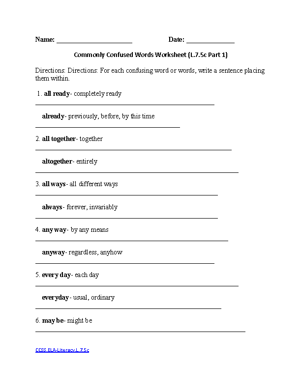 free-worksheets-on-commonly-confused-words-commonworksheets