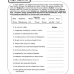 Using Adjectives In Sentences Worksheets K5 Learning Grade 3