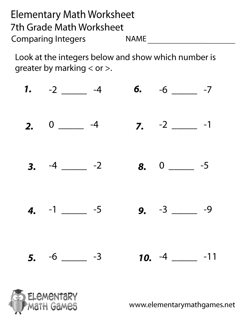 16 Best Images Of Adding Integers Worksheets 7th Grade With Answer Key 16 Best Images Of Adding Integers Worksheets 7th Grade With Answer Key