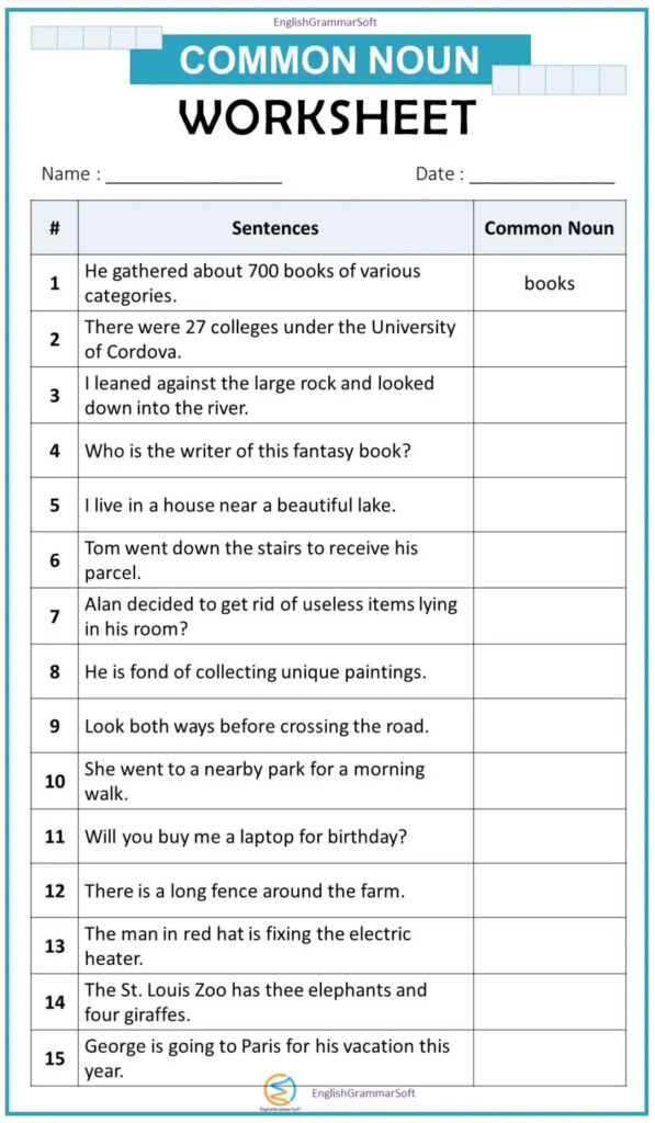 16 Best Images Of Noun Sort Worksheet Noun Cut And Paste Nouns 