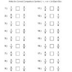 20 Ordering Fractions Worksheet 4th Grade Desalas Template