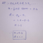 3 For The Following APs Write The First Term And The Common