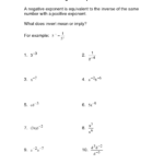 6th Grade Exponents Worksheet
