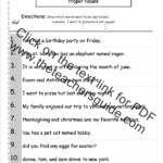 Common Noun Worksheet