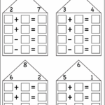 Fact Family Houses Worksheets 99Worksheets