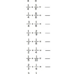 Finding A Common Denominator Worksheet