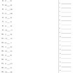 Negative Number Worksheets Free CommonCoreSheets