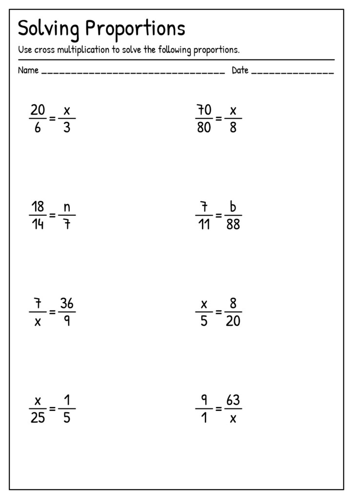 Percent Proportion Worksheet 7Th Grade