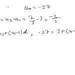 SOLVED Find The First Term And The Common Difference In The Sequence