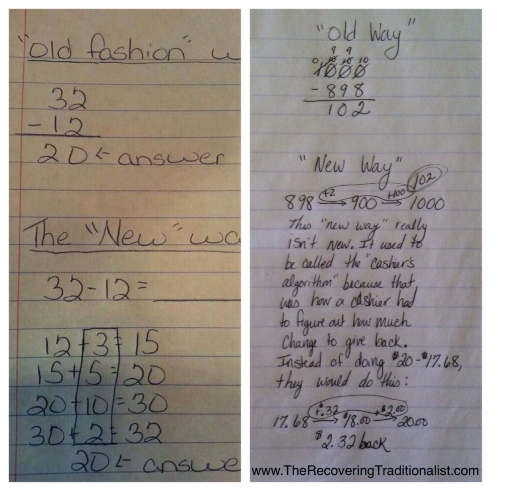 The NEW Way To Do Math via Common Core Should Make You Mad The 